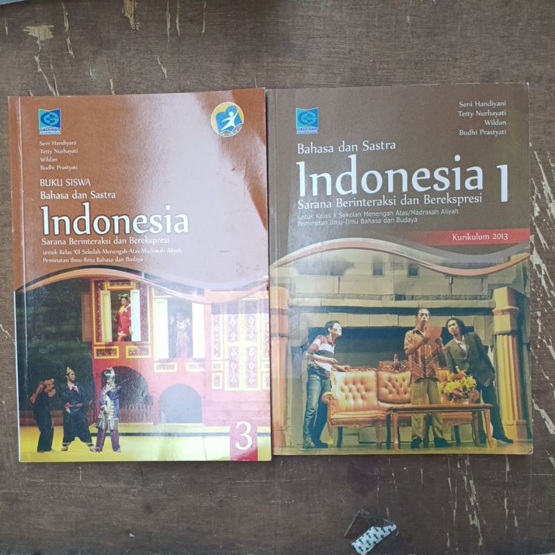 Jual ORIGINAL BUKU SISWA BAHASA DAN SASTRA INDONESIA KELAS 1 2 3 X XI ...