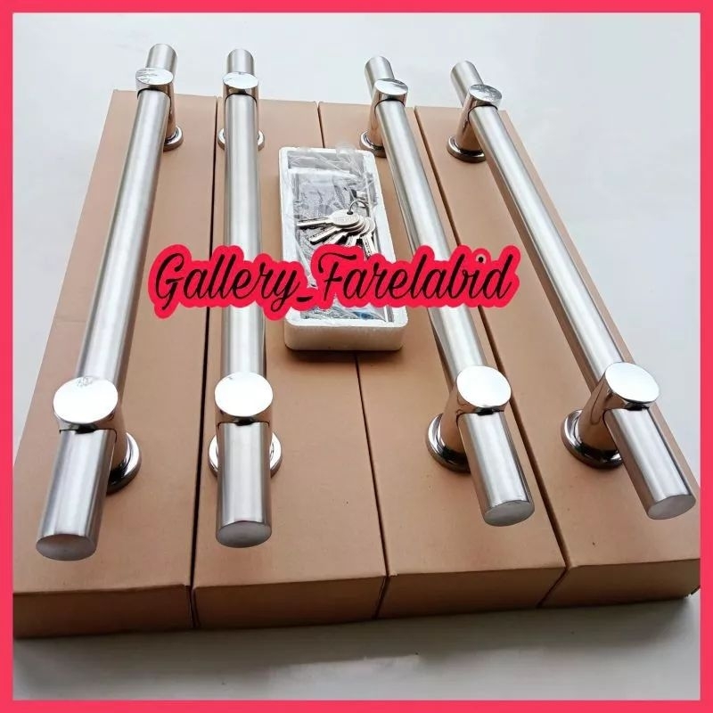 Jual Pcs Handle Pintu Rumah Cm Set Kunci Gagang Pintu Stainless