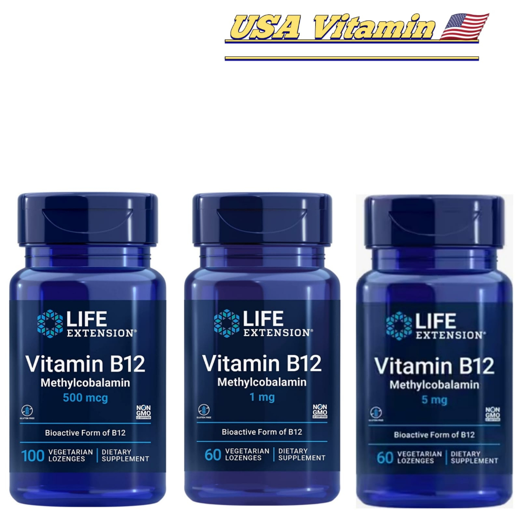 Jual Life Extension Vitamin B12 Methylcobalamin 500mcg/1mg 60/100 Veg