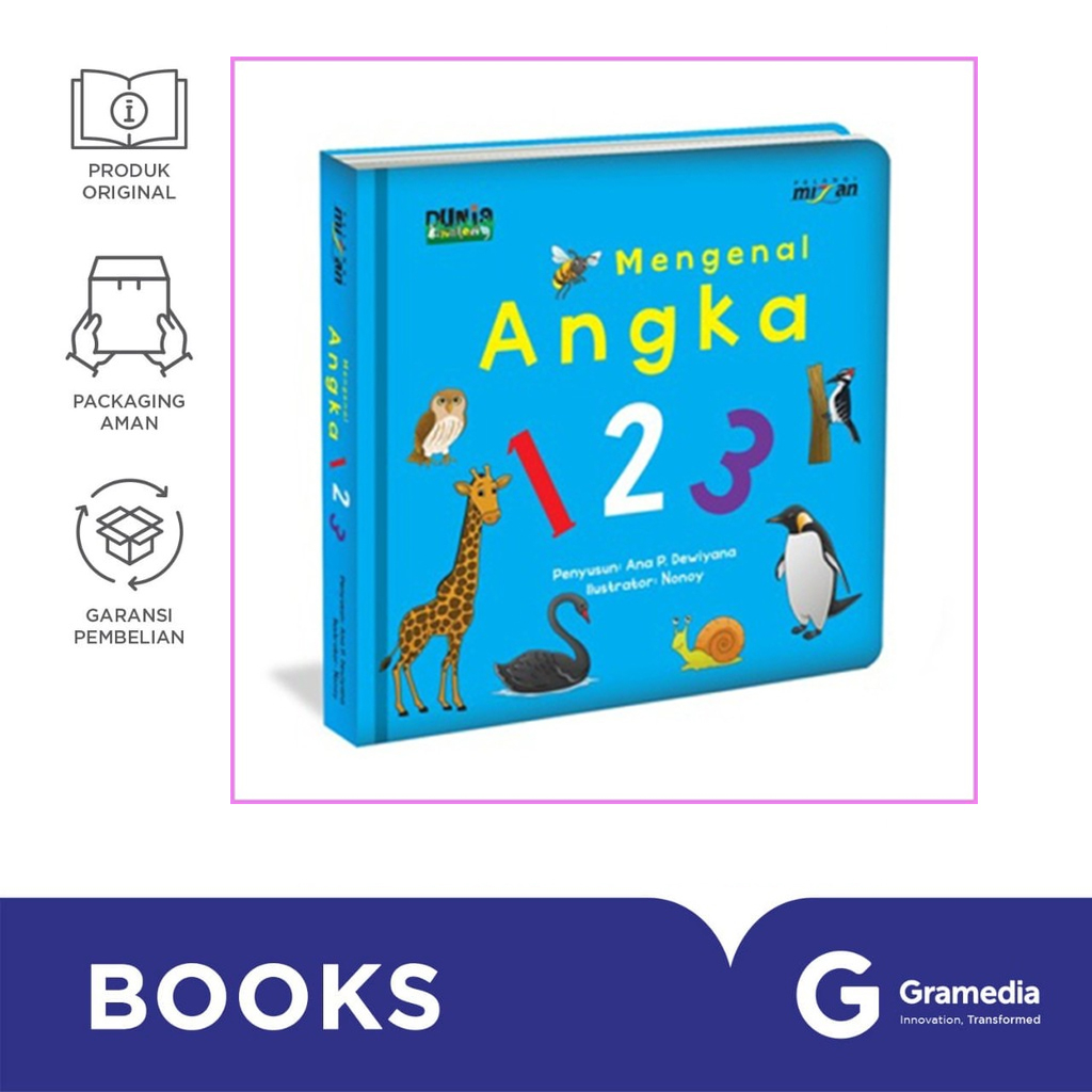 Jual Gramedia Bali - Seri Dunia Binatang Mengenal Angka | Shopee Indonesia