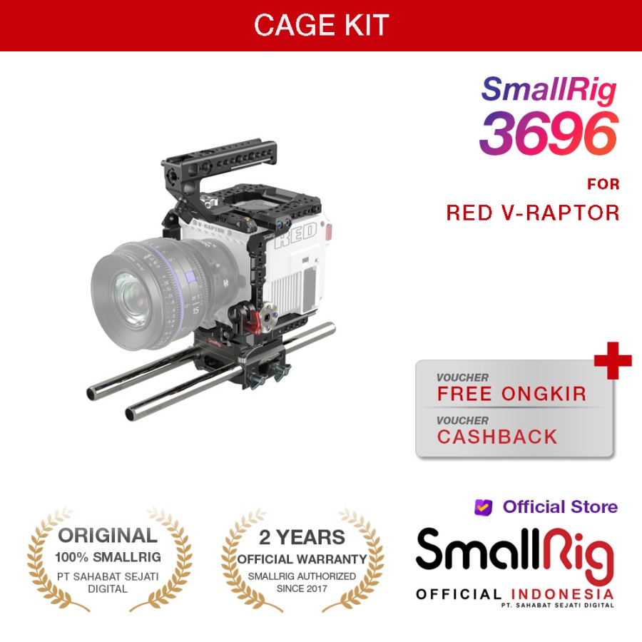 Jual SmallRig Cage Kit for RED V-RAPTOR 3696 / SMALLRIG 3696 | Shopee ...