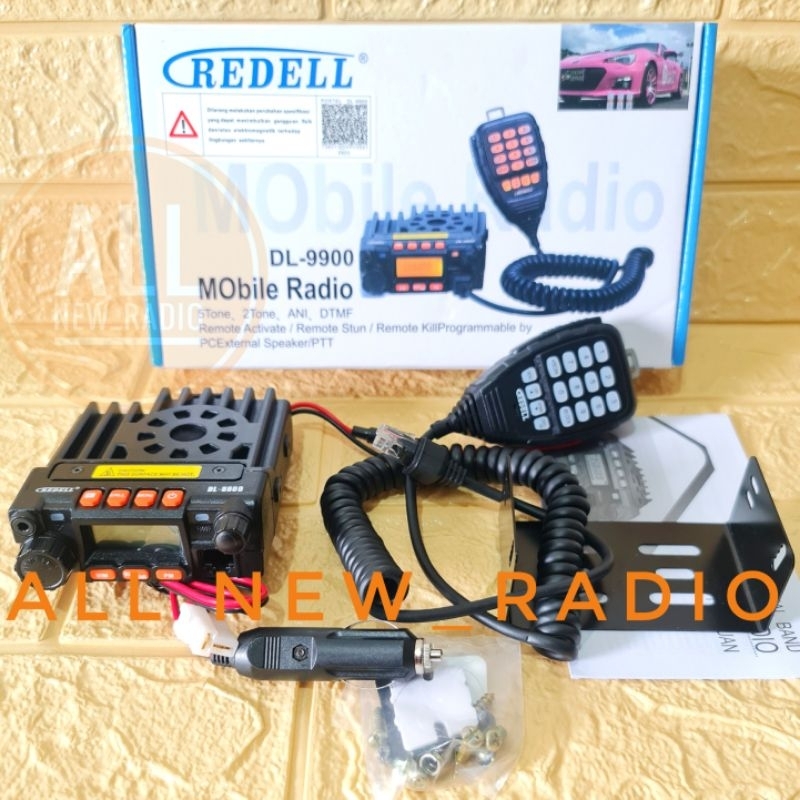 Jual RADIO RIG MINI REDELL DL9900 DUALBAND 25 WATT RIG MOBIL MINI ...