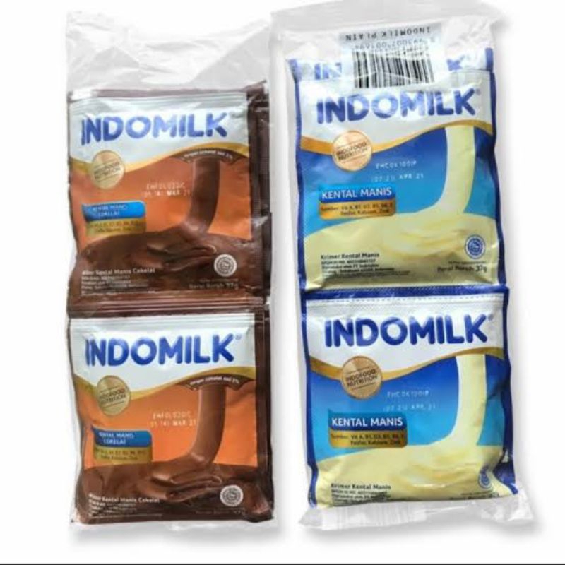 Jual Indomilk Susu Kental Manis Indomilk SKM Sachet isi 6 x 37 gr 37gr