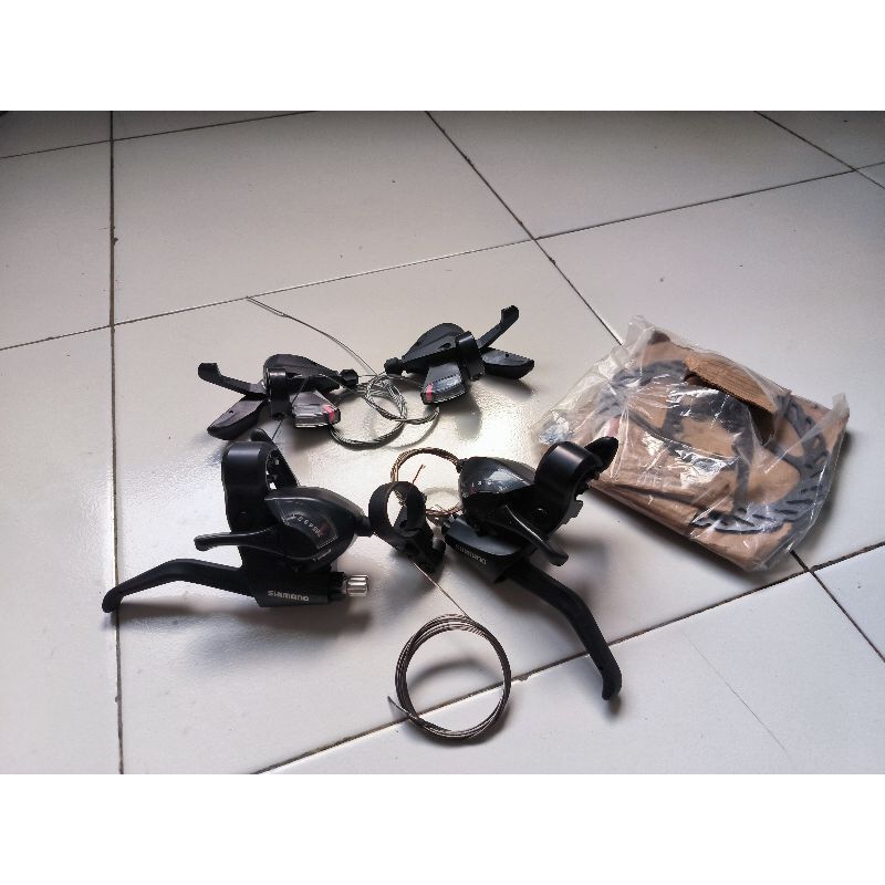 Jual 1. shifter set rem shimano 1 pasang | Shopee Indonesia