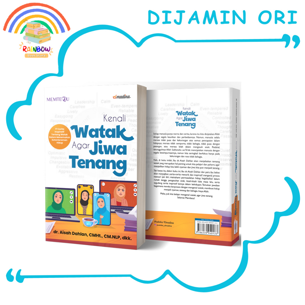 Jual Buku Parenting Dr. Aisah Dahlan - Kenali Watak Agar Jiwa Tenang ...