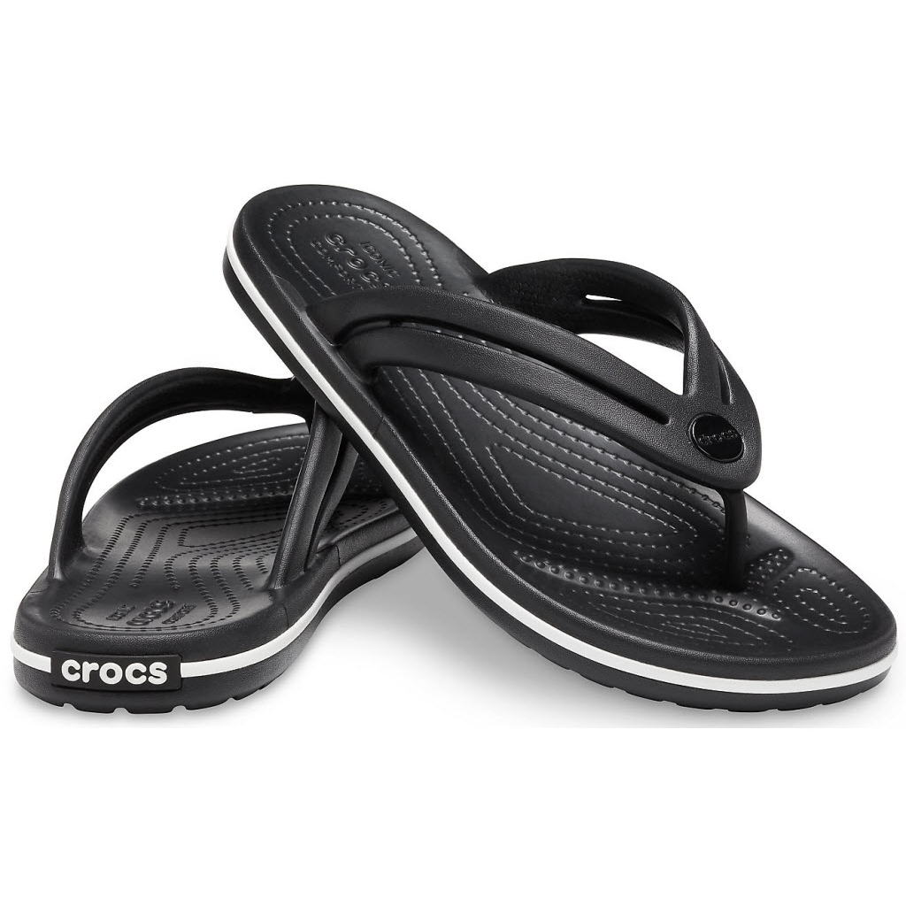 Sandal Jepit Crocs Unisex Flip Flops Crocband Flip Black Jual