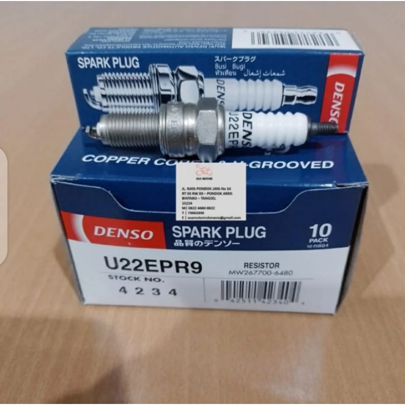 Jual busi Denso U20EPR9 busi Denso beat VARIO Supra 125 blade Revo ...