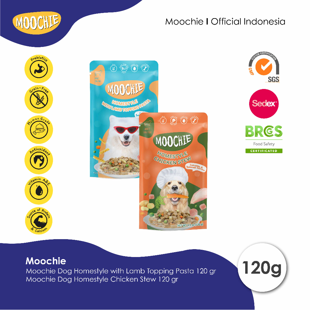 Jual Moochie Dog Homestyle 120gr | Shopee Indonesia