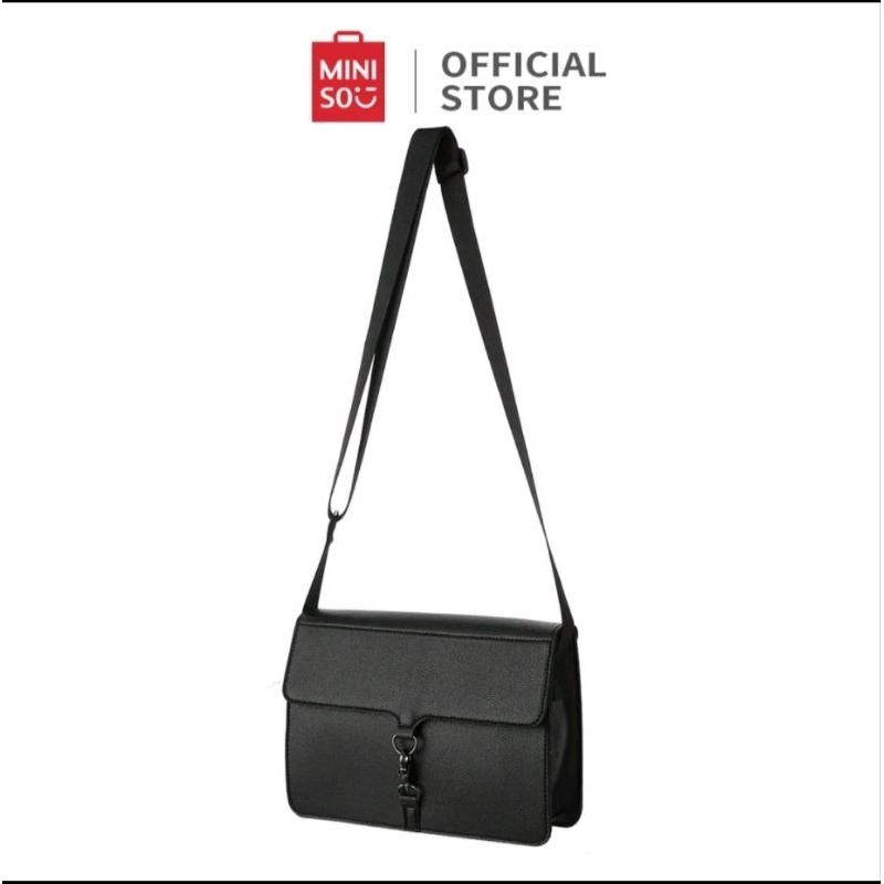 Jual Miniso Crossbody Bag Hitam Shopee Indonesia