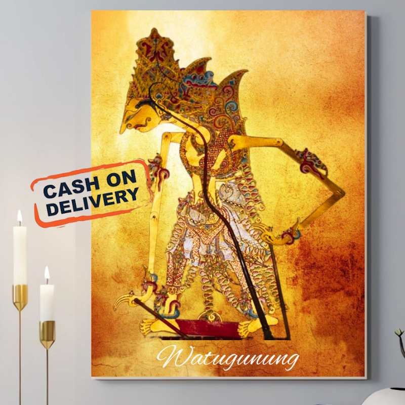 Jual Poster Wayang Kulit Watugungung Untuk Hiasan Dinding Atau Wall ...