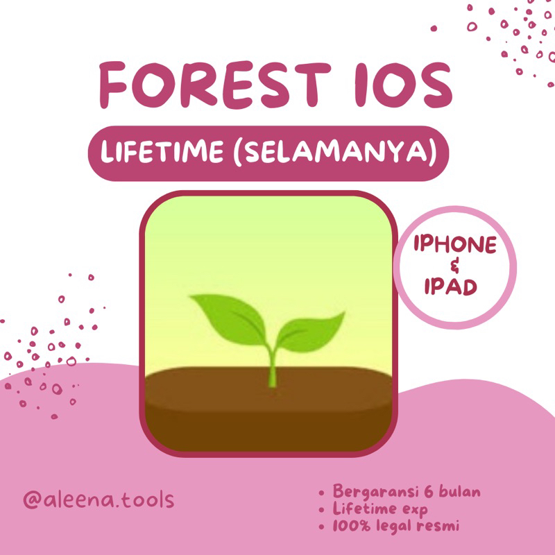 Jual JUAL FOREST APP IOS LIFETIME BERGARANSI RESMI NOT JAILBREAK ...