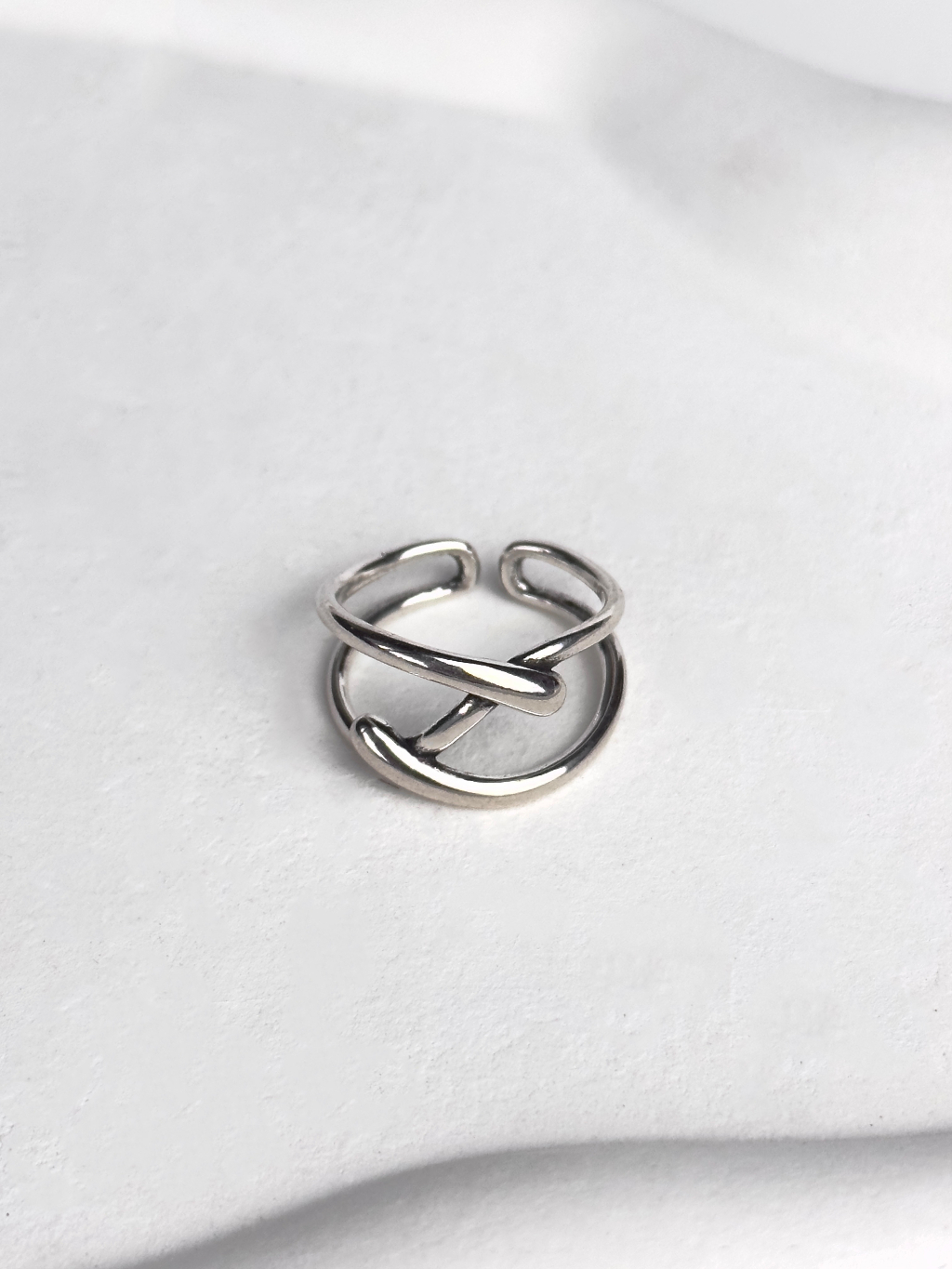Jual LOUISE Ring / cincin simpul pria wanita / cincin adjustable size ...