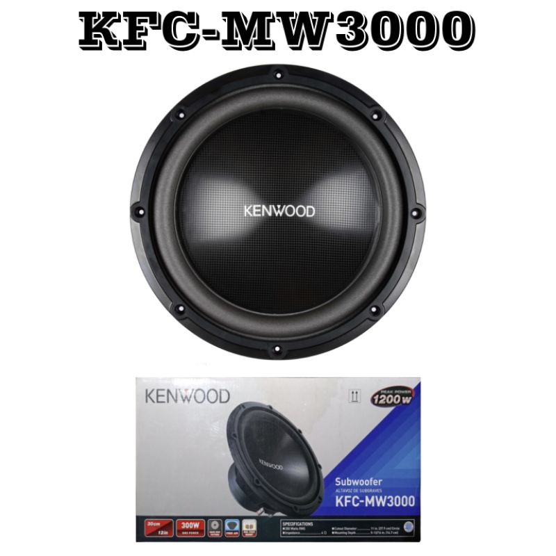 Jual Subwoofer 12" Kenwood KFCMW3000 Duoble Coil Shopee Indonesia