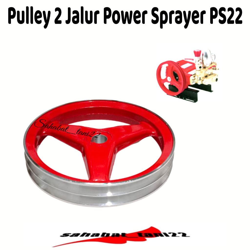 Jual Pulley puli 2 jalur power sprayer PS22 pully cuci steam power ...