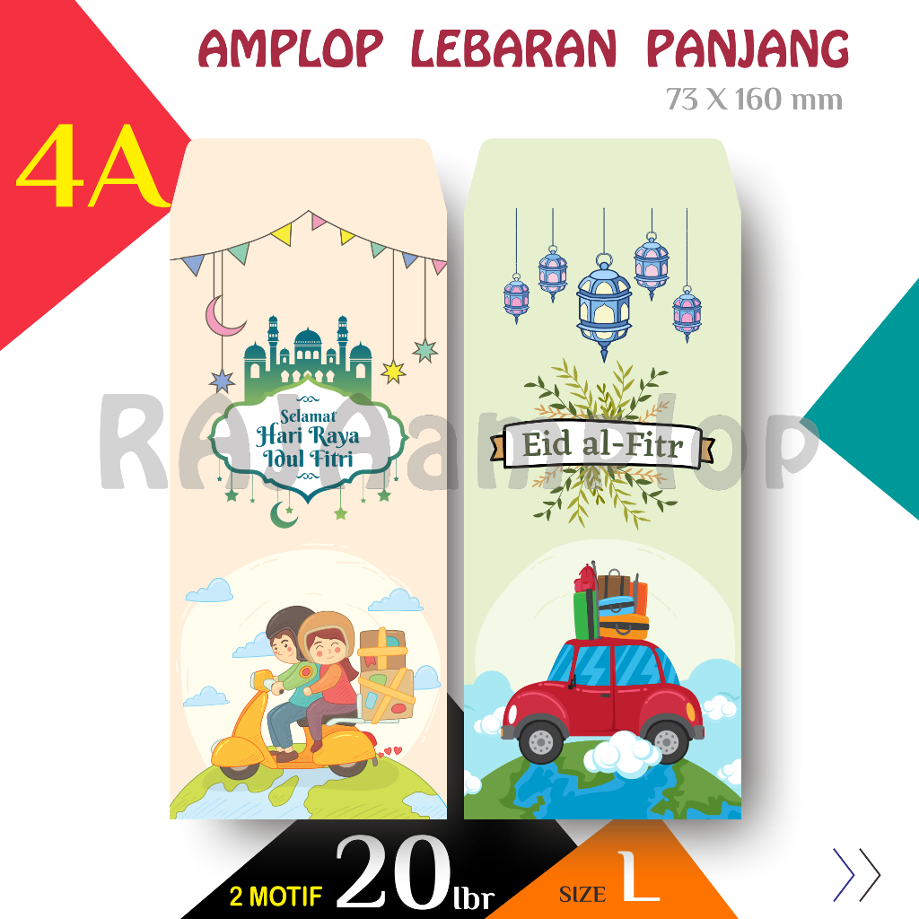 Jual Raja Amplop Promo Lbr Motif Angpao Thr Lebaran Idul Fitri Panjang Mudik