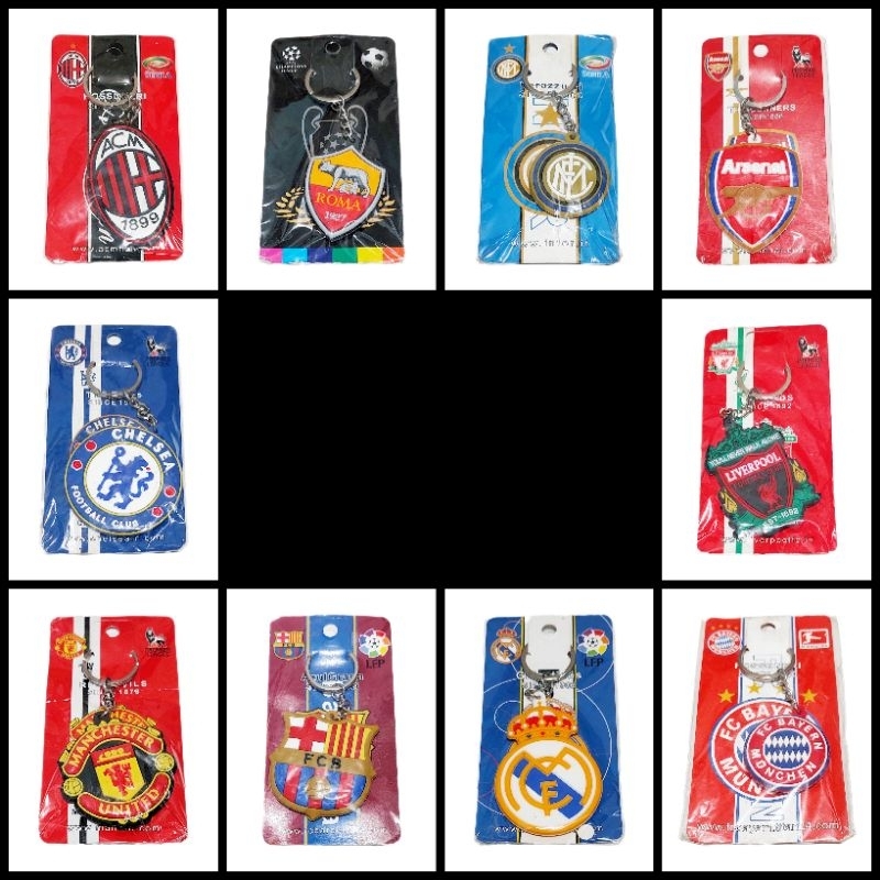 Jual Merchandise Gantungan Kunci Klub Sepak Bola Akrilik Dan Rubber ...