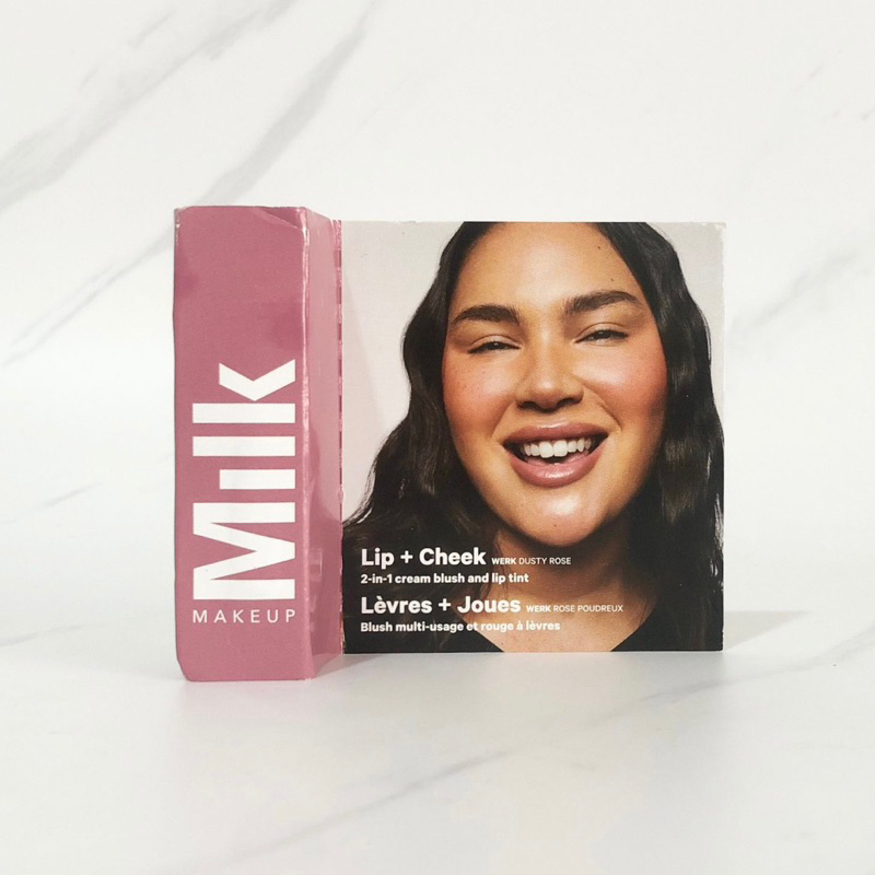 Jual MILK MAKEUP Lip + Cheek Cream Blush Stick Mini Size in Werk / blush on Shopee Indonesia