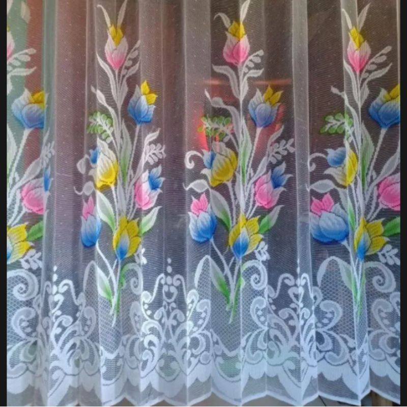 (PROMO VITRASE WARNA) Gorden Vitrase motif | Vitrage | Gorden Tipis | Dalaman Gorden