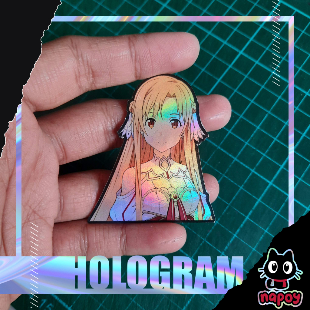 Jual Stiker Hologram Anime Sword Art Online Asuna Yuuki | Shopee Indonesia