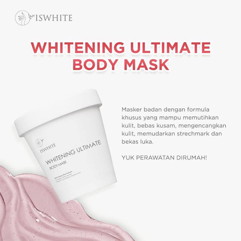 Jual ISWHITE Masker Badan (Body Mask Whitening Ultimate) | Shopee Indonesia