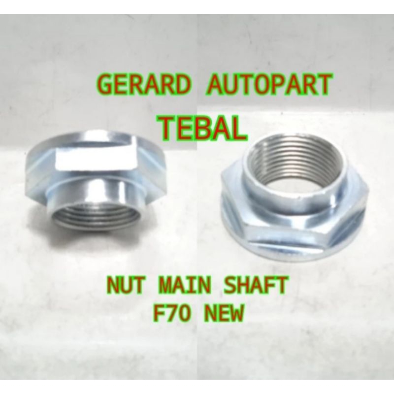Jual NUT MAIN SHAFT MUR TRANSFER TEBAL F70 | Shopee Indonesia