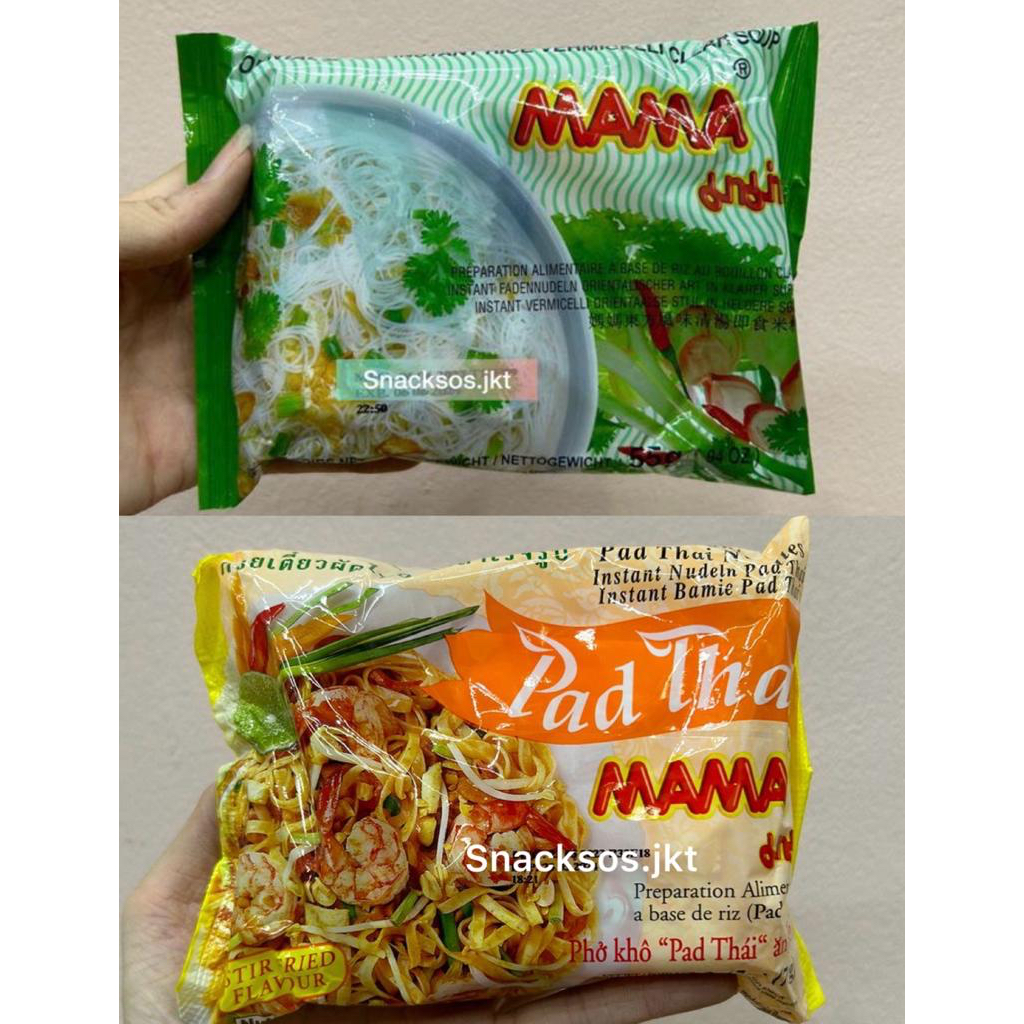 Jual MAMA ORIENTAL INSTANT PAD THAI NOODLES / MAMA RICE VERMICELLI ...