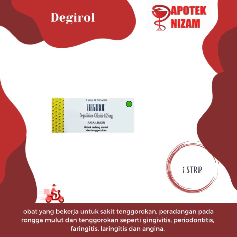 Jual Degirol / Obat sakit tenggorokan / Pelega tenggorokan | Shopee ...