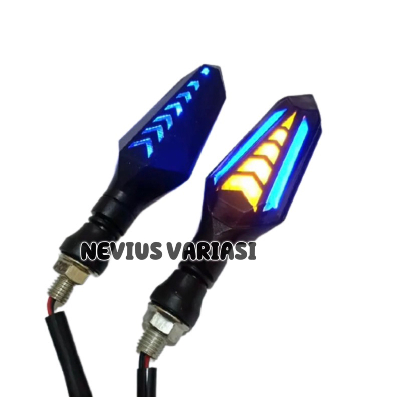 Jual Pcs Lampu Sein Motor Variasi Led Running Sisi Sen Panah Lampu Sen Motor Vixion Klx Crf