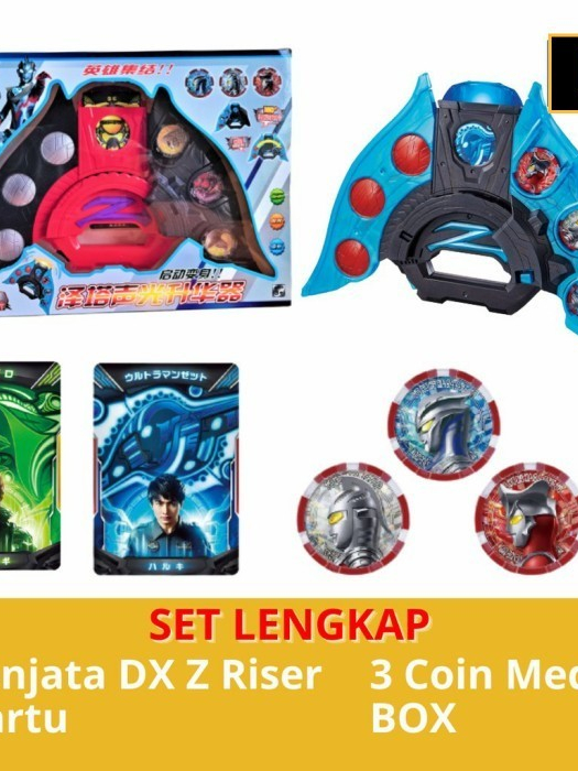 Jual Dx Ultra Z Riser Ultraman Z Alpha Edge Medal Set dengan dus di