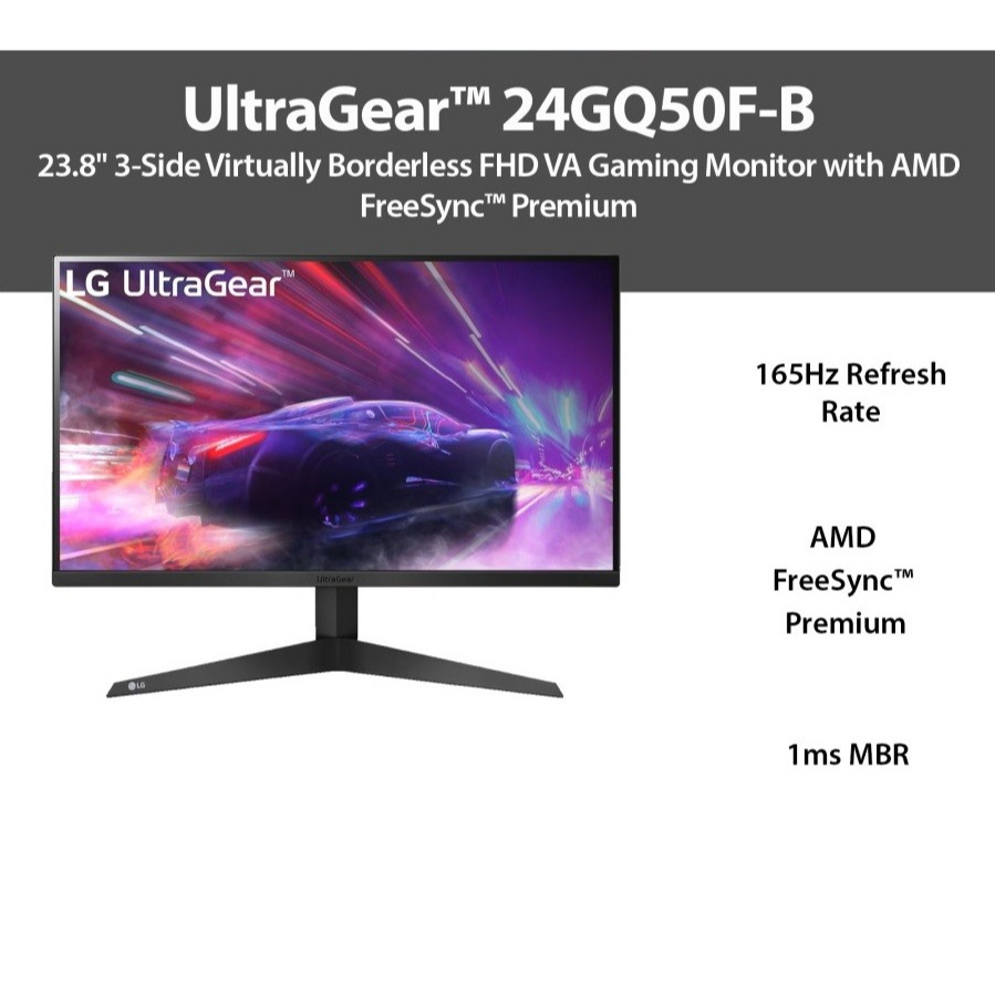 Jual Monitor LG LED 23.8" UltraGear 24GQ50F-B FHD VA Gaming AMD ...