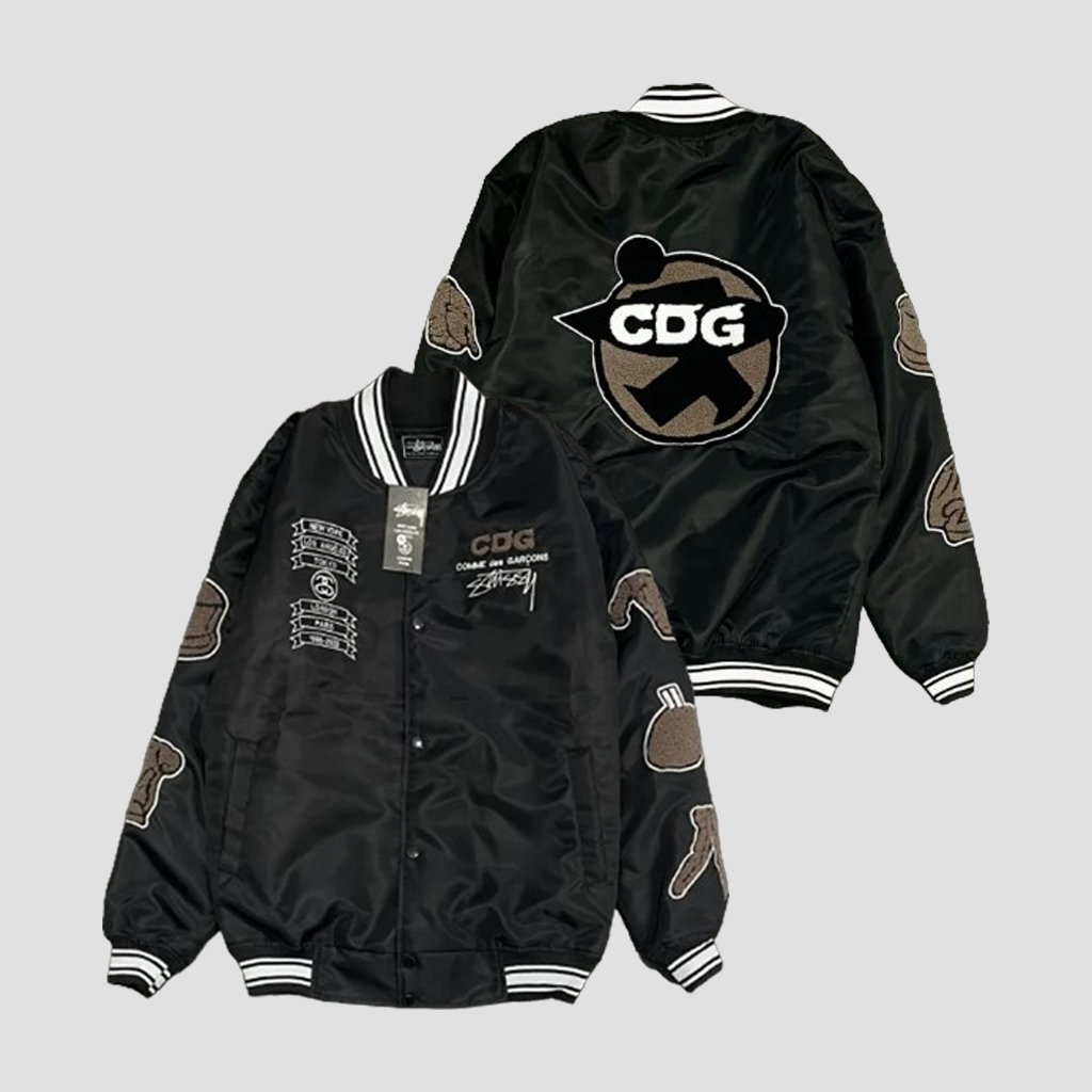 Cdg clearance baseball jacket