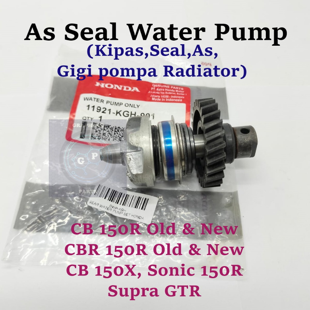 Jual As Seal Water Pump KGH Sonic CB 150R CBR 150R Supra GTR Old New
