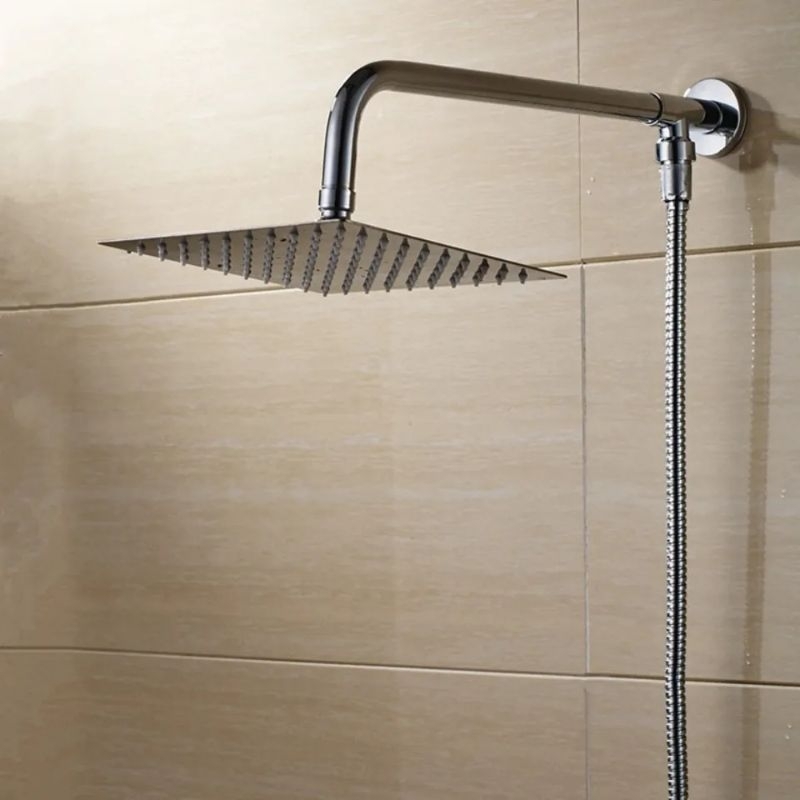 Jual Shower Rainfall Wall Flange Shower Arm Tancap Dinding Flange Shower Stainless 1/2 Inch