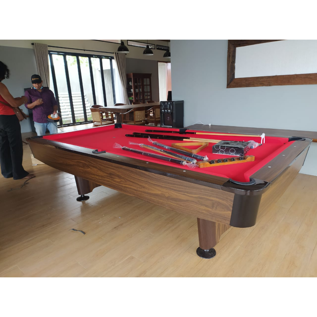 Jual Meja Billiard Aerra 9 Feet 9 Ft Body Lapis HPL Finishing Kayu ...