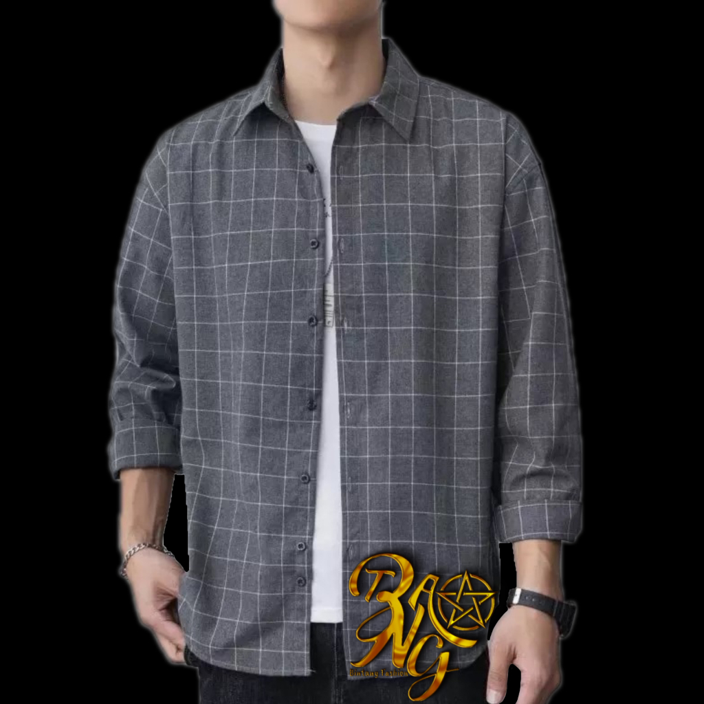 Jual Kemeja Flanel Impor Pria Kualitas Premium Lengan Panjang Unisex ...