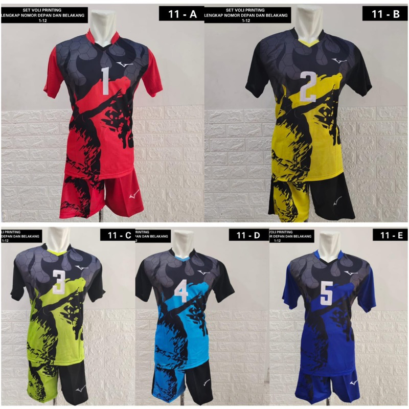 Jersey volleyball shop mizuno batik