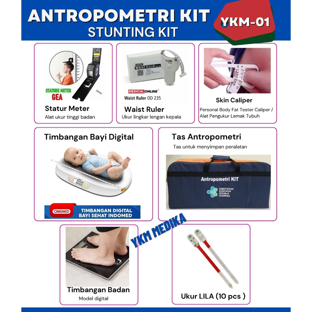 Jual Antropometri Kit / Stunting Kit Set Paket Ekonomis | Shopee Indonesia