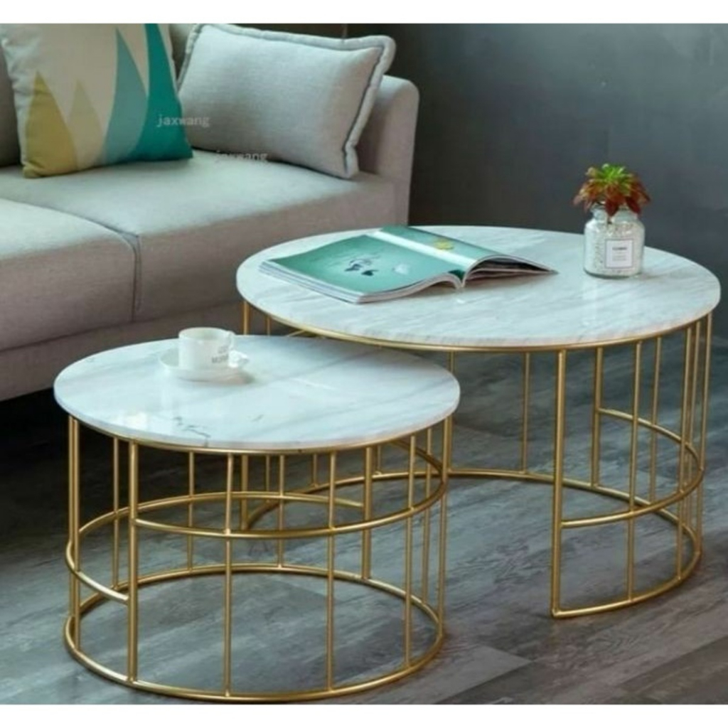 Jual Meja Tamu Minimalis Set sangkar aesthetic | Meja Minimalis | Meja