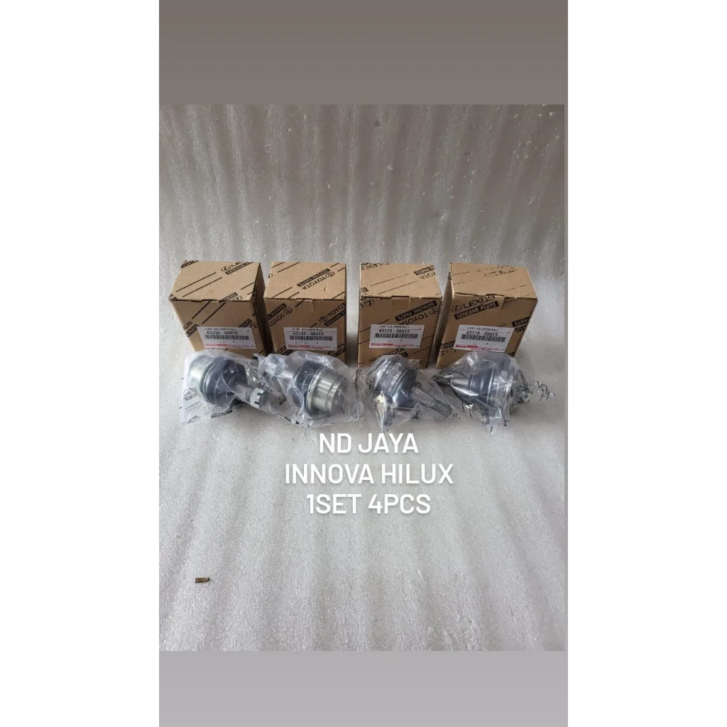 Jual BALL JOINT ATAS BAWAH 1SET 4PC INNOVA HILUX FORTUNER | Shopee ...