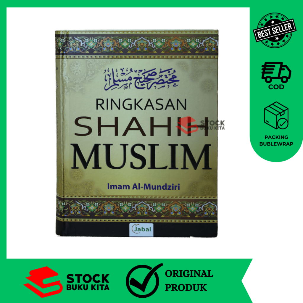 Jual Buku Kitab Hadist Ringkasan Shahih Muslim Terjemah Hard Cover Best