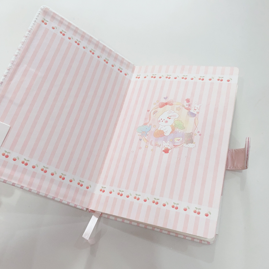 Jual Buku Notes Catatan Diary Warna Pink Aesthetic untuk Journal dan ...