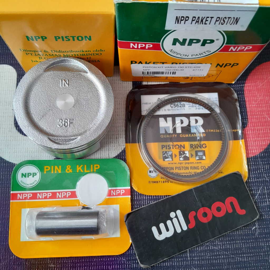 Jual Paket Seher Kit / Piston Set Honda Vario 150 Oversize Standar ...