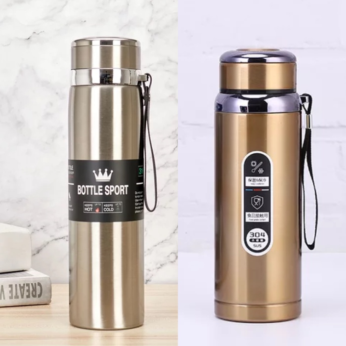 Jual Termos Stainless Steel Vacum Flask Premium Thermos Botol Minum Panas Dingin Hot And Cold 800 8470