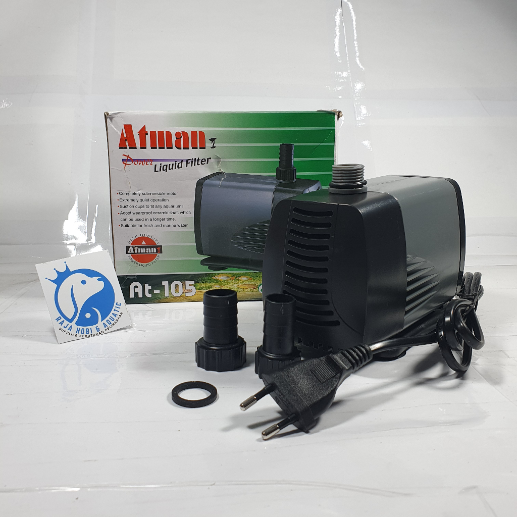 Jual POMPA AIR ATMAN AT-105 UNTUK AKUARIUM AQUARIUM IKAN DAN KOLAM IKAN ...