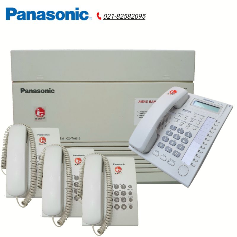 Jual Paket Pabx Panasonic KX-TA308 + 1 Bh KX-T7730 + 7 Bh KX-TS505 ...