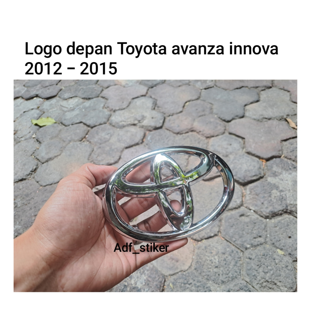 Jual Emblem Logo Depan Toyota Avanza Innova Ukuran Cm