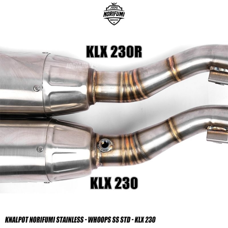 Jual Knalpot norifumi whoops klx 230 se sm 2024 standar klx 230 R