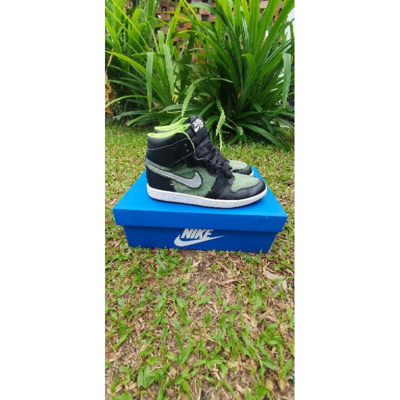 jordan 1 zoom black green