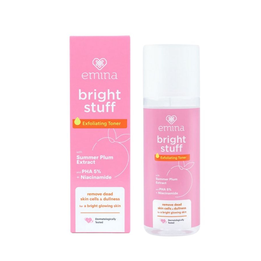 Jual Emina Bright Stuff Exfoliating Toner 100ml Shopee Indonesia