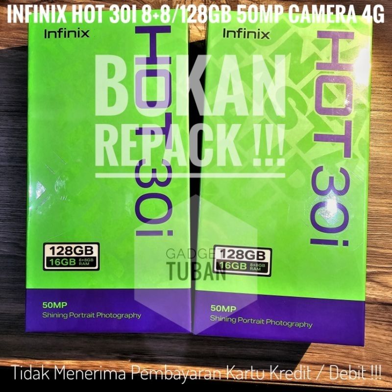 Jual Infinix Hot 30i 8 128 Gb Extend 8gb Ram 50mp Camera Helio G37 4g